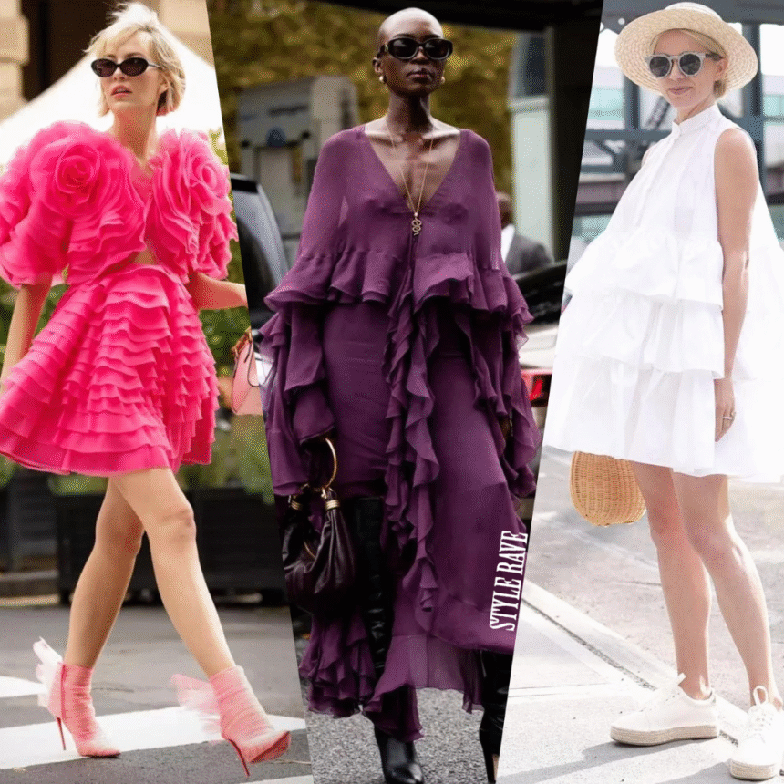 Ruffled Dress Styling Tips For An All-Season Slay