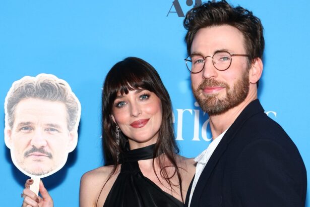 Dakota Johnson Accessorizes With Pedro Pascal’s Head