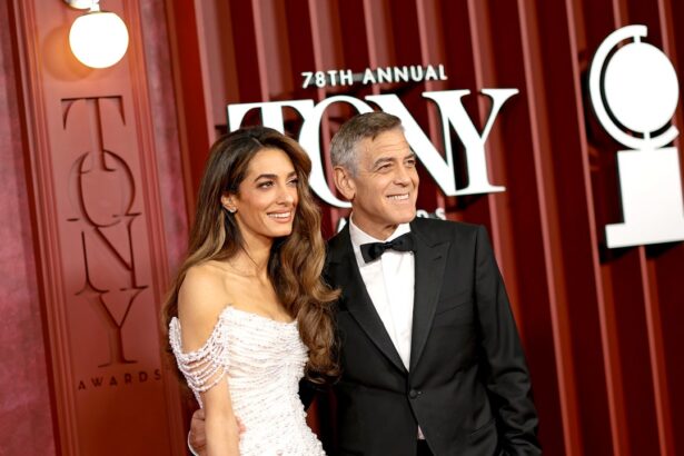 Amal Clooney Is Dripping in Pearls at the 2025 Tony Awards