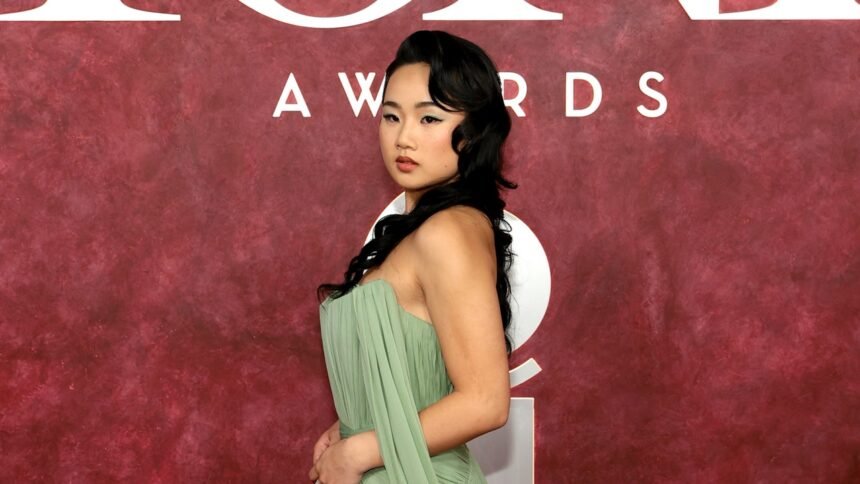 Helen J Shen Brings Her ‘Maybe Happy Ending’ Character to the Tonys Red Carpet