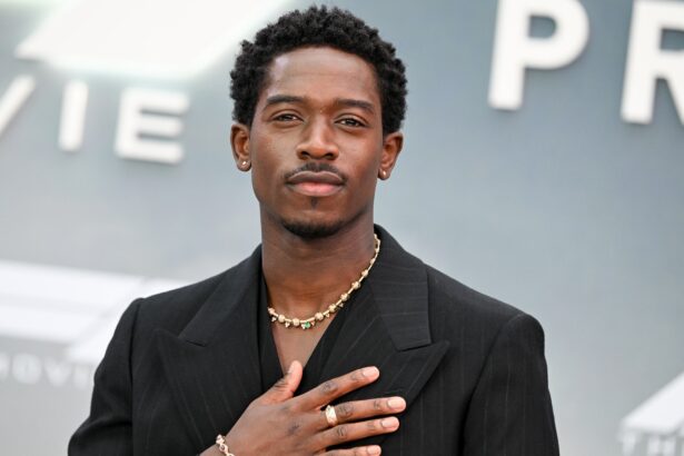 Pinstripes, Fast Cars, and Fine Jewels: How Damson Idris Arrived to the F1 Premiere in New York City