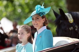 Kate Middleton and Princess Charlotte Opt for Aquamarine for Trooping the Colour 2025
