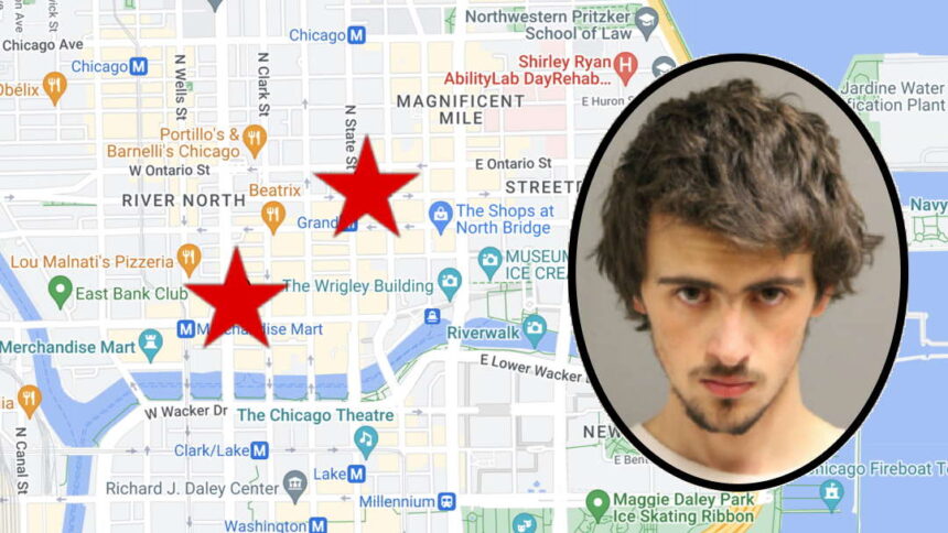 6 years for robber who put knife to victims’ throats in River North