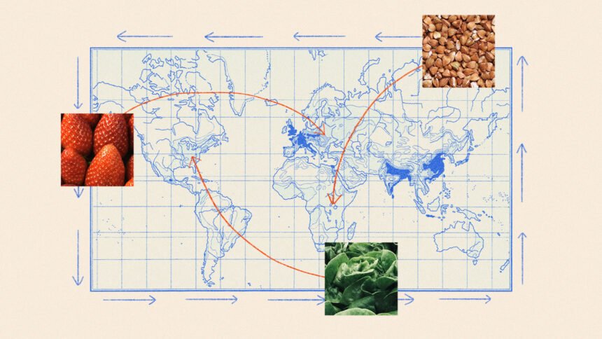 A new app details where your food comes from — and just how fragile the global food system really is