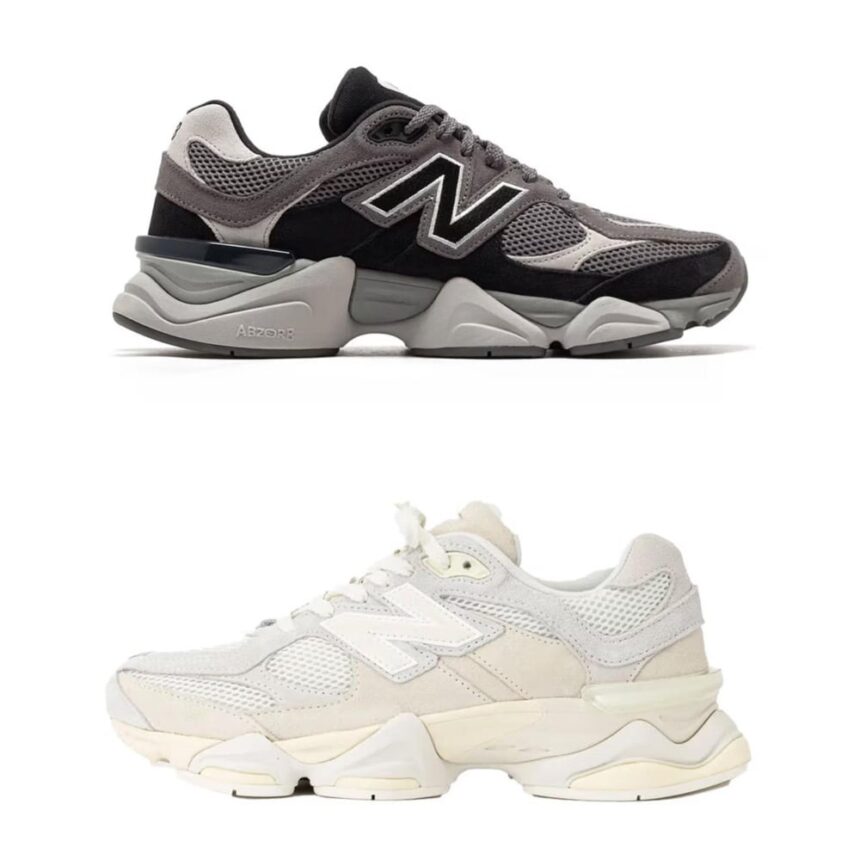 New Balance 9060 Black/Grey And Angora Colorways Set To Drop