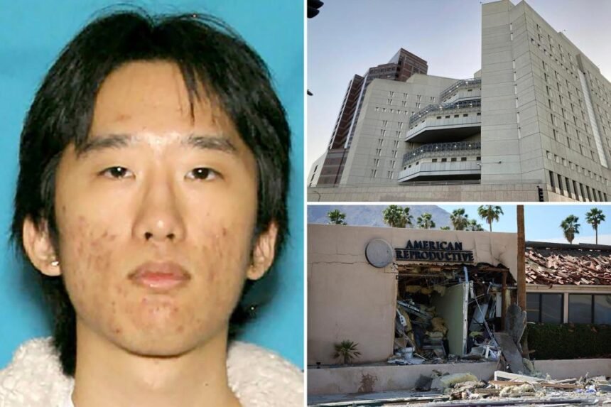 Alleged co-conspirator in Palm Springs fertility clinic bombing died in federal custody by jumping to his death from prison’s upper level: report