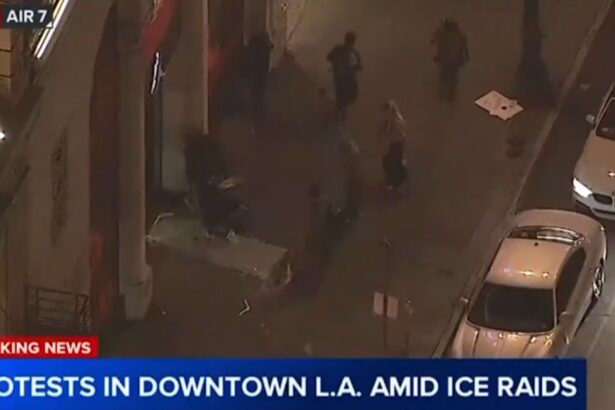 Anti-ICE Rioters Smash Windows of LAPD Headquarters, Loot Businesses, Set Fires (LIVE VIDEO) |