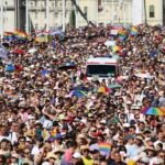 Around 100,000 march in Budapest Pride event in defiance of Hungary’s ban : NPR