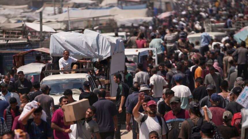 At least 8 dead in shooting near Israeli and US-supported aid sites in Gaza : NPR