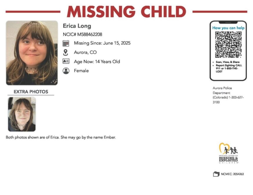 Aurora police call in feds to help with search for missing girl