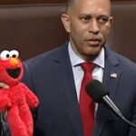 BEYOND PARODY: Hakeem Jeffries Holds Up Elmo Doll on House Floor to Protest Cuts to PBS (VIDEO) |