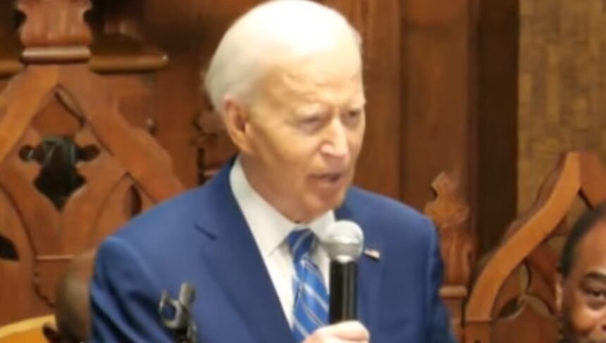 Biden Panders to Blacks, Heavily Slurs, Has Insane Outburst of Anger During Visit to Black Church on Juneteenth (VIDEO) |