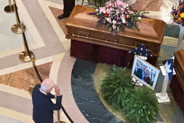 Biden pays respects as former Minnesota House Speaker Hortman, killed in shooting, lies in state