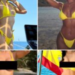 Bikini Babes Dripped In Yellow Guess Who!