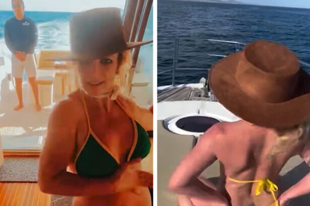 Britney Spears Sizzles in a Tiny Bikini While Dancing on a Boat, on Video