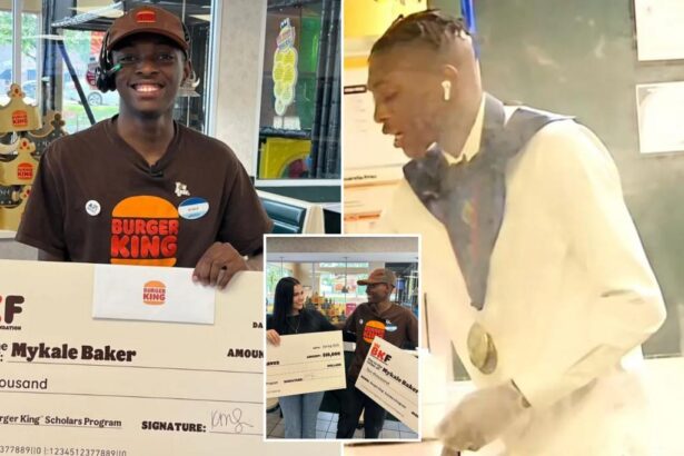 Burger King worker Mykale Baker who jumped in to help co-workers after graduation makes college decision after viral TikTok, 1K fundraiser