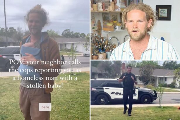 California dad Chapman Hamborg has police called on him after neighbor mistakes him for homeless man stealing baby