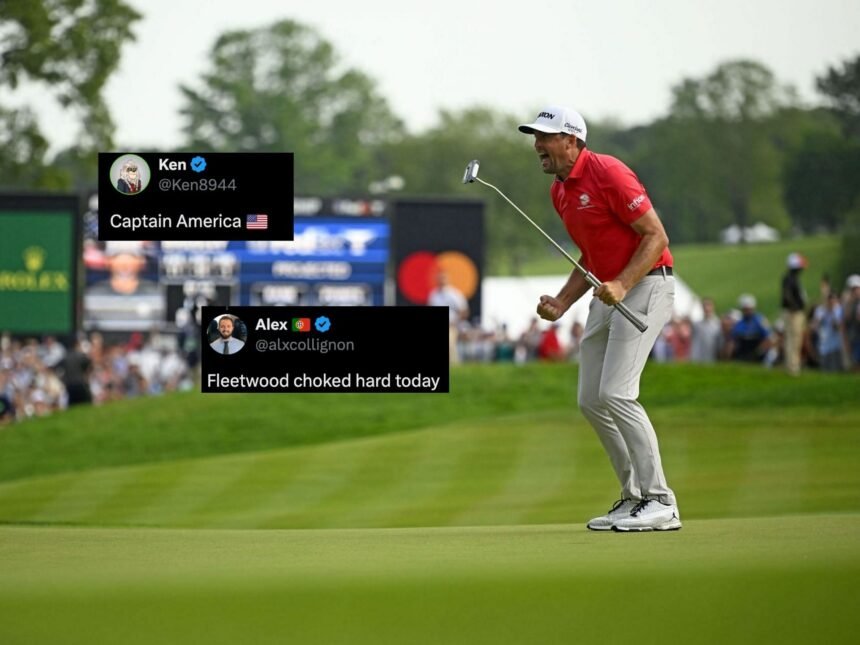 “Captain America”, “Tommy Fleetwood choked hard today” – Fans react to Keegan Bradley winning the Travelers Championship 2025