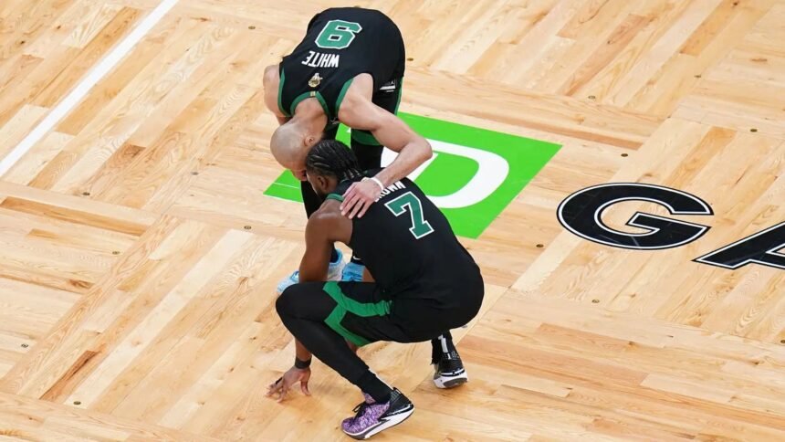 Celtics VP makes stance clear on Jaylen Brown and Derrick White trade
