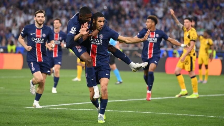 Champions League final: PSG jump out to two-goal first-half lead over Inter through Achraf Hakimi, Desire Doue