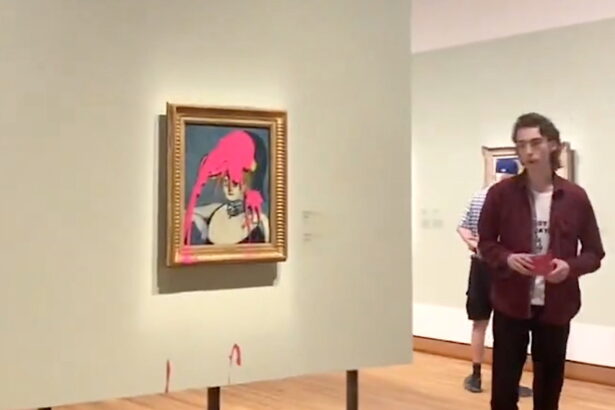 Climate Activists Splash Paint on a Picasso in Montreal