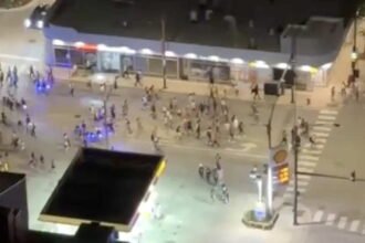 Cops from 6 districts brought in to handle large crowd leaving North Avenue Beach; 5 arrests