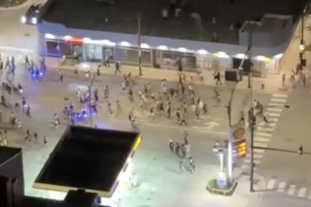 Cops from 6 districts brought in to handle large crowd leaving North Avenue Beach; 5 arrests