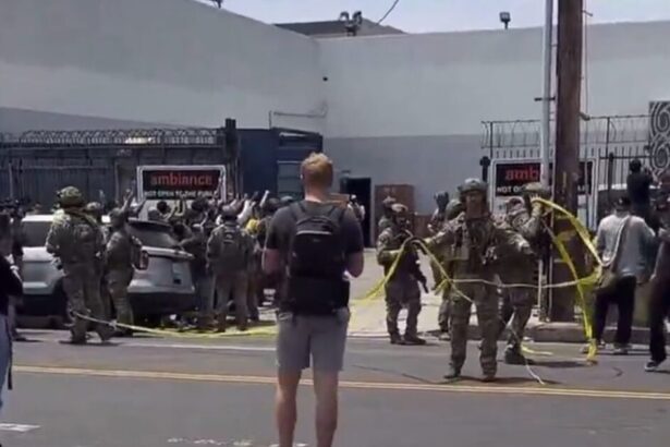 DEVELOPING: Chaos Erupts as ICE Agents Conduct Immigration Raids in Downtown Los Angeles – Protestors Throw Projectiles, Block Vans (VIDEO) |
