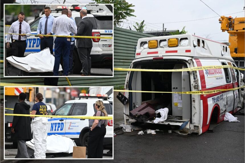 Dead body found inside abandoned ambulance in NYC mystery: cops
