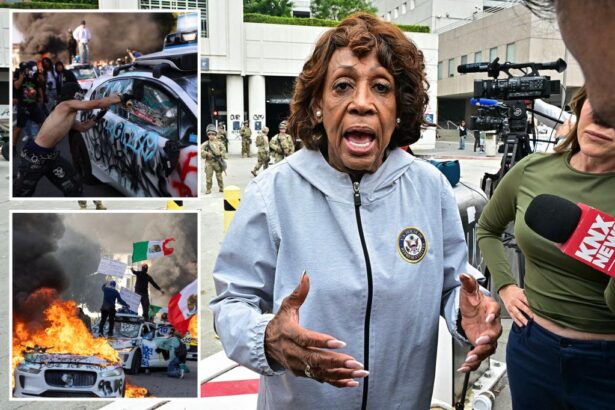 Dem Calif. Rep. Maxine Waters blatantly lies about LA protests: ‘There was no violence’