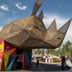 Denargo Market unveils rhino statue named Rhingo