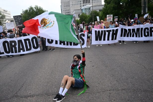 Denver protesters decry ICE enforcement; police deploy tear gas