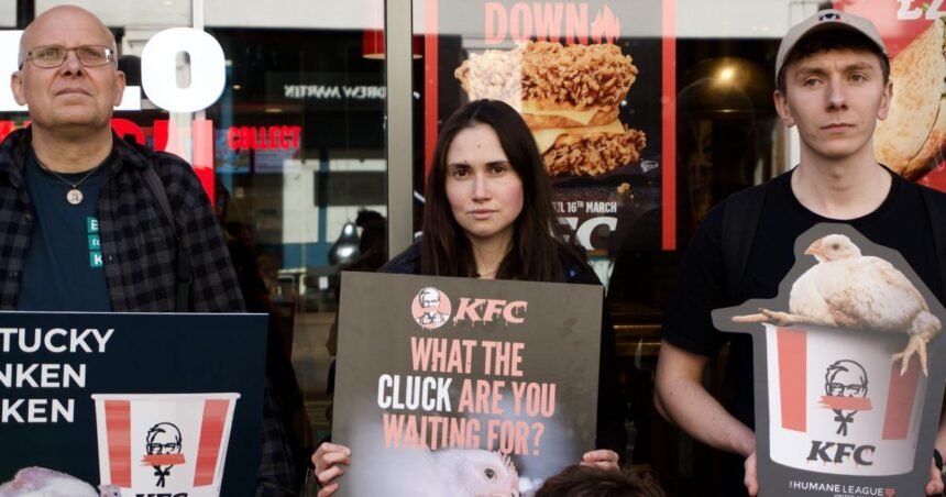 Direct action hits KFC drive-thru