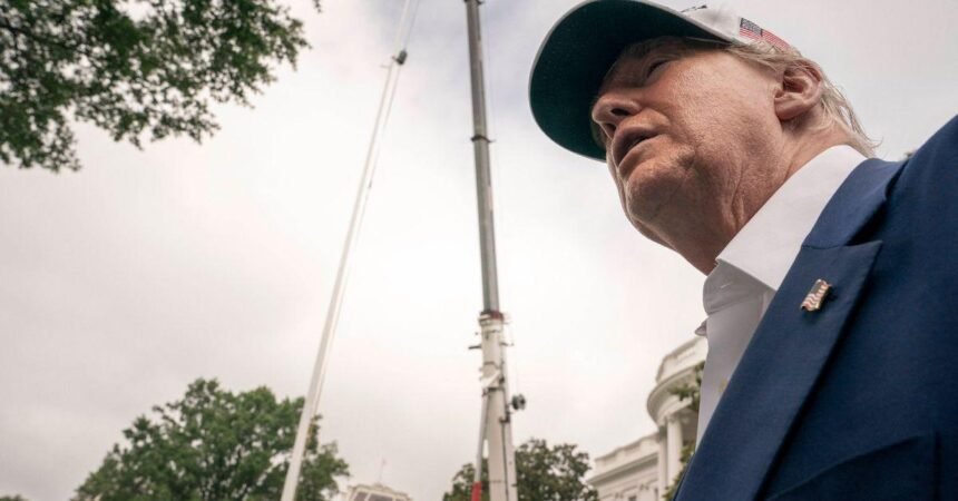 Donald Trump Slammed For Installing Two ‘Giant Phalluses’ At White House