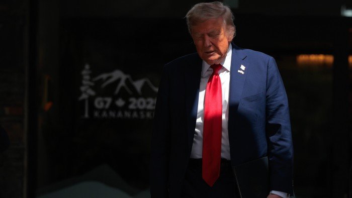 Donald Trump to leave G7 early after resisting joint statement on Israel-Iran conflict