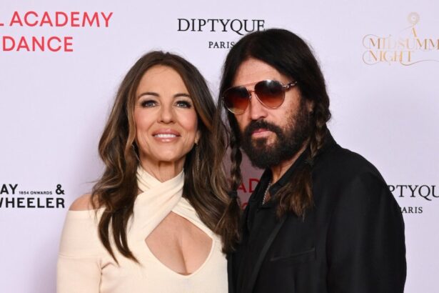 Elizabeth Hurley and Billy Ray Cyrus’ Blended Family Night Out