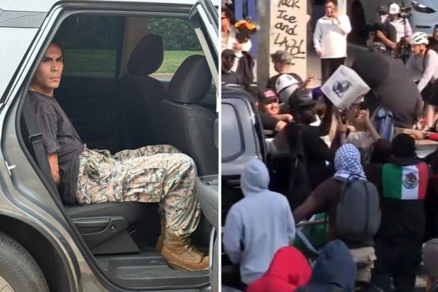 FBI busts alleged LA riot leader who was filmed helping to distribute ‘Bionic Shield’ face masks to protesters