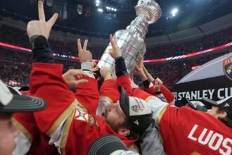 Florida Panthers repeat as Stanley Cup champions : NPR