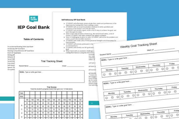 Free IEP Goal Bank With 175+ Goals & Printable Tracking Sheets