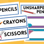 Free Printable Classroom Labels To Organize Your Classroom