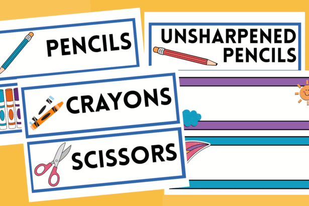 Free Printable Classroom Labels To Organize Your Classroom