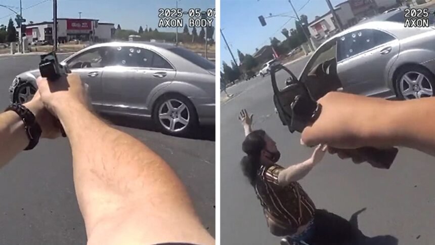 Fresno Cop Empties 2 Clips Into Suspect’s Vehicle, Body Cam Footage Shows