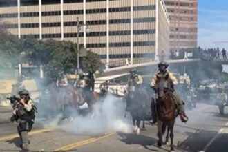 Gateway Pundit Journalist Shot with Rubber Bullet and Tear Gas During LA ‘No Kings’ Riot — ‘They Are Targeting Press!’ (VIDEOS) |