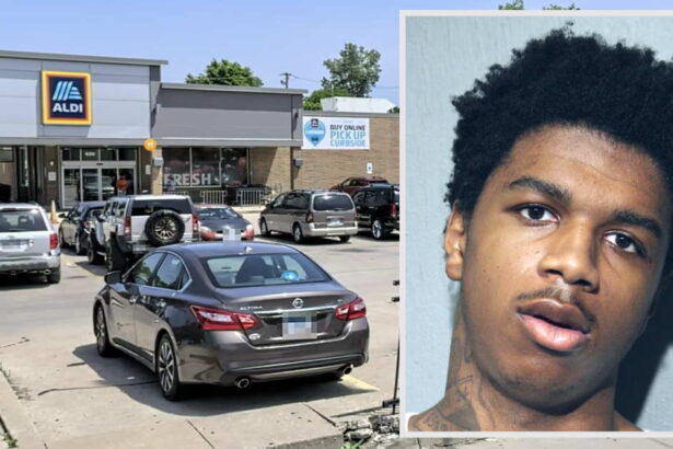 Grandma carjacked at gunpint in Aldi parking lot as 6-year-old grandson looks on