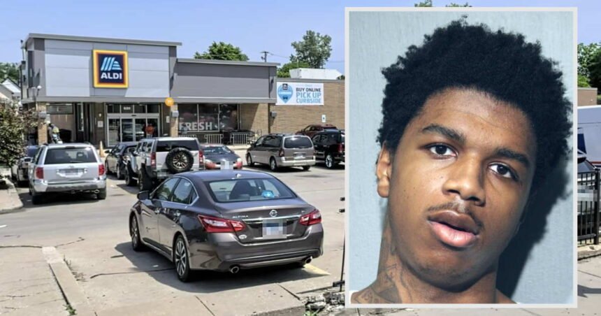 Grandma carjacked at gunpint in Aldi parking lot as 6-year-old grandson looks on