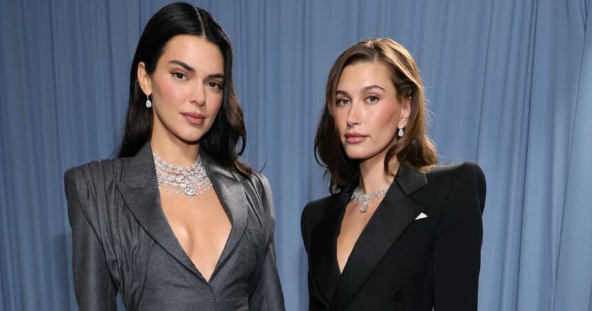 Hailey Bieber Flips Off Kendall Jenner in Paintball Fun
