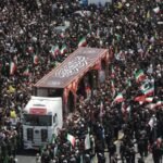 Iran holds funeral procession for top commanders killed in Israeli strikes