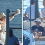 Jeff Bezos and Lauren Sanchez Pack on PDA at Foam Party on Megayacht