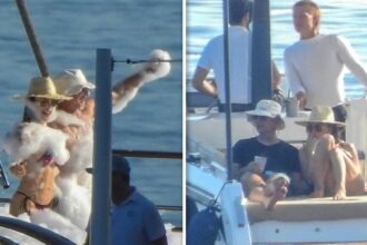 Jeff Bezos and Lauren Sanchez Pack on PDA at Foam Party on Megayacht