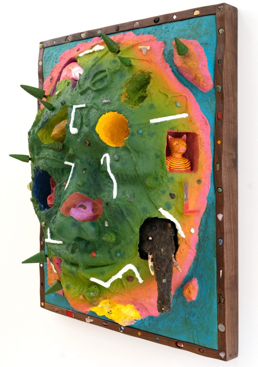 Josh Dihle Toys with Reality in His Topographic Paintings Akin to Fever Dreams — Colossal
